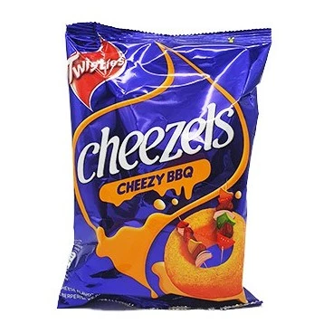 Twisties Cheezels Cheesy BBQ Rings 60g
