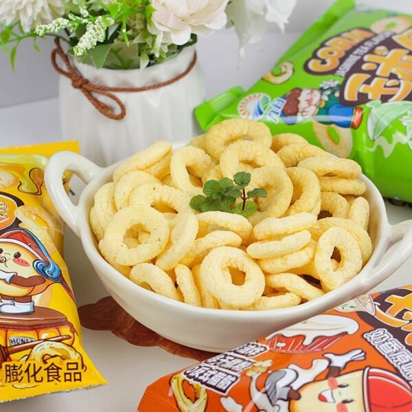 JIUR Milk Flavour Crispy Corn Rings