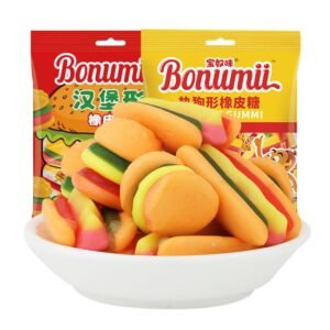 Drumstick & Hamburger Shaped Gummy Candy