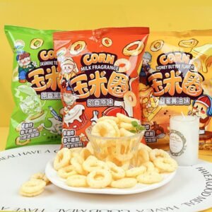 JIUR Milk Flavour Crispy Corn Rings