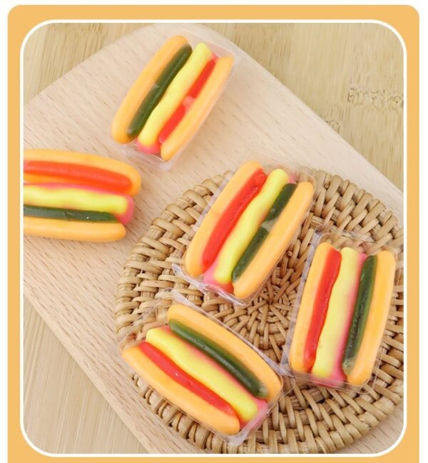 Drumstick & Hamburger Shaped Gummy Candy