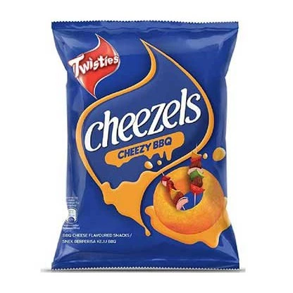 Twisties Cheezels Cheesy BBQ Rings 60g