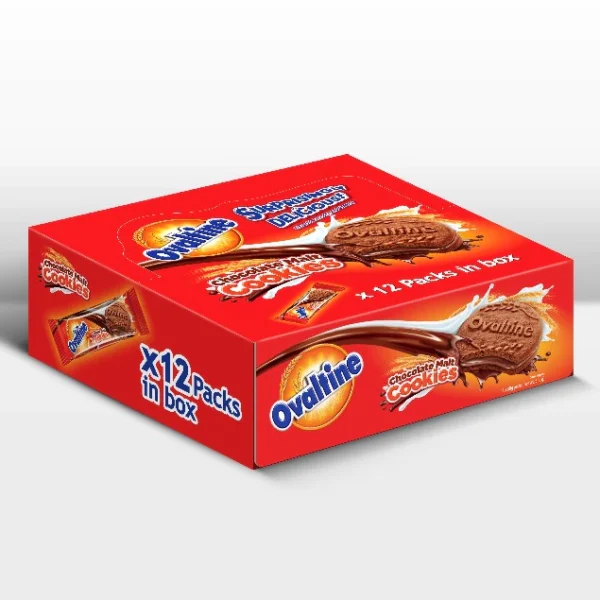 Ovaltine Chocolate Malt Cookies 30g x 12 Packs