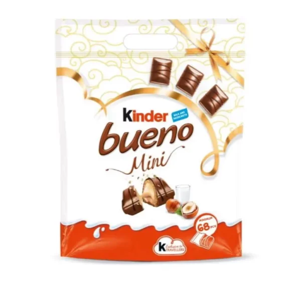 Kinder Bueno Minis Milk Chocolate with Hazelnut Filling 68pcs