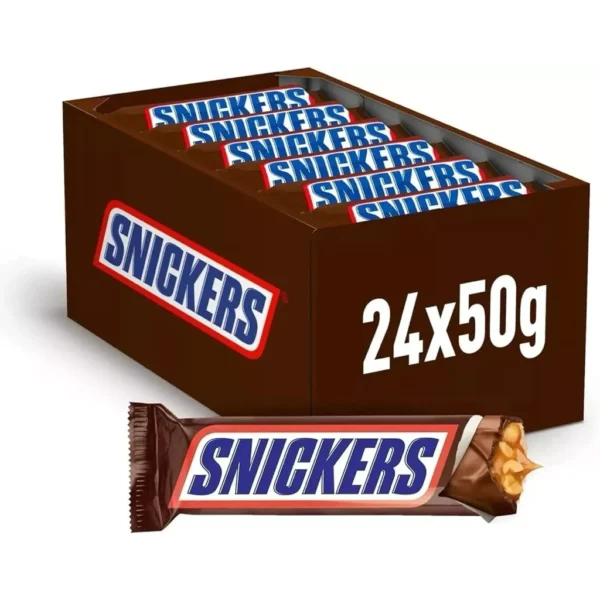 Snickers Peanut Chocolate Bars 50g x 24