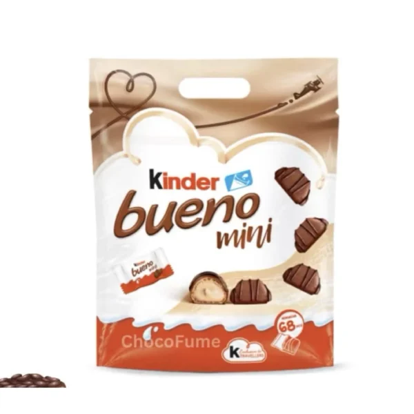 Kinder Bueno Minis Milk Chocolate with Hazelnut Filling 68pcs