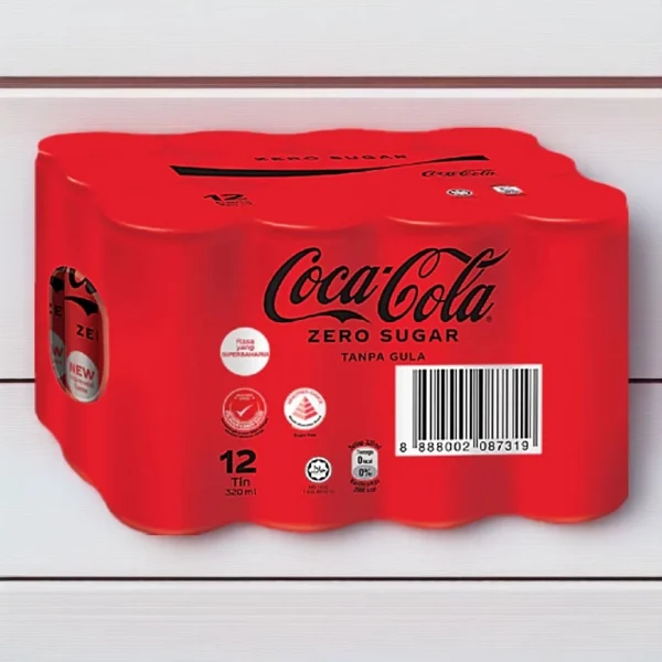 Coca-Cola Zero Sugar Can 320ml x 12